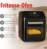 alpina Airfryer Backofen XXXL - Heißluftfritteuse 12L - Air Produktbild-Vorschau 2