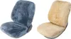 IWH coprisedile in pelle d'agnello per auto, beige Sedile Anteprima dell’immagine prodotto 2
