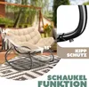KESSER® Schaukelstuhl für drinnen & draußen Schaukelsessel Produktbild-Vorschau 5