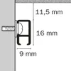 STAS rail pour tableaux set complet - Minirail - 150cm - Voir les images du produit 6
