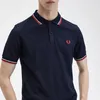 Fred Perry Twin Tipped Polo Navy Produktbild-Vorschau 15