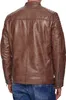 Tazzio Herren Jacke Lederjacke Biker Echtleder 19709 Braun Produktbild-Vorschau 3