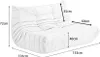 Sofa Liegesofa Couch Sessel sitz Wolke grün 2er Produktbild-Vorschau 7