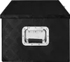 vidaXL Úložný box černý 90x47x33,5 cm Hliník Náhled obrázku produktu 2