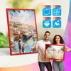 MG Design Bilderrahmen 62 x 93 cm - Posterrahmen mit Rot Produktbild-Vorschau 5