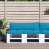 Design Palettenkissen 2-tlg. Hellblau Stoff, Klassische Produktbild-Vorschau 1