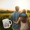 Baby Otter mit Muschel Retro Glas Tasse Produktbild-Vorschau 3