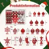 XINZI Set de 138 boules de Noël , Décorations de Noël en Voir les images du produit 2