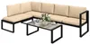 Outsunny Garten-Sofa-Set mit 2 Zweisitzern, armloser Stuhl, Produktbild-Vorschau 1