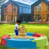 Grande castello di sabbia per bambini, sabbiera in plastica Anteprima dell’immagine prodotto 10