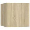 vidaXL 8 tlg. TV Schrank Set Sonoma Eiche Holzwerkstoff - Produktbild-Vorschau 8