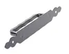 A black metal door handle on a white background. Anteprima dell’immagine prodotto