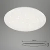 LED Deckenleuchte mit Sternendekor Deckenlampe 24W Ø 49cm Produktbild-Vorschau 4