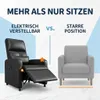 Fernsehsessel Elektrisch mit Liegefunktion, Massagesessel Produktbild-Vorschau 13