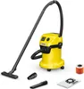 A yellow Kärcher wet/dry vacuum cleaner and its accessories are displayed on a white background. Anteprima dell’immagine prodotto