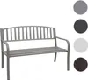 Gartenbank MCW-F43, Bank Parkbank Sitzbank, 2-Sitzer Produktbild-Vorschau 6