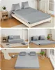 Schlafsofa mit Samtbezug und 2 Kissen, abnehmbarer und Produktbild-Vorschau 7