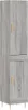 vidaXL Highboard Grau Sonoma 34,5x34x180 cm Holzwerkstoff Produktbild-Vorschau 2