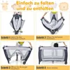 4v1 skládací cestovní postýlka & kolébka 123 x 63 x 76 cm Náhled obrázku produktu 3