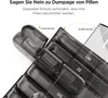 AUVON Tablettenbox 7 Tage mit Canvas Tasche, BPA-FREI, 3 Produktbild-Vorschau 6
