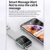 A smartwatch and a smartphone are displayed side-by-side, with text describing the smartwatch's message alert feature. Náhled obrázku produktu