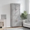vidaXL Highboard Betongrau 69,5x34x180 cm Holzwerkstoff - Produktbild-Vorschau 2