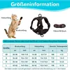 Katzengeschirr mit Leine Set Ausbruchsicher Brustgeschirr Produktbild-Vorschau 2