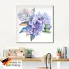 ARTland Glasbild Hortensien Größe: 30x30 cm Produktbild-Vorschau 5