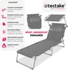 TecTake 403414, Šedá, Polyester, Ocel, 110 kg, 6,2 kg Náhled obrázku produktu 3