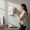 HAKU Schlüsselkasten Schlüsselbrett weiß - Metall, B/H/T: Produktbild-Vorschau 6