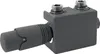 A close-up studio shot of a radiator valve set with a thermostat head. Produktbild-Vorschau