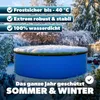 Poolabdeckung Winter rund 366 cm (Pools Ø 320-370 cm) | Produktbild-Vorschau 4