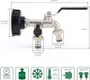 INF Venkovní faucet dvojitý výstup, 3/4palcový samčí vstup, Náhled obrázku produktu 4