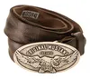 MUSTANG Leder Gürtel Classic Leather Belt W85 Dark Brown Produktbild-Vorschau 4