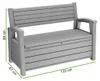 Skrzynia Ogrodowa Keter  Ławka Hudson Bench  Siedzisko na Podgląd zdjęcia produktu 2
