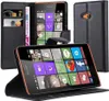 Cadorabo Hülle für Nokia Lumia 540 Schutz Hülle in Schwarz Produktbild-Vorschau 1