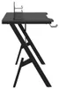 vidaXL Gaming-Schreibtisch mit Y-Gestell Schwarz 90x60x75 Produktbild-Vorschau 4