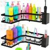 Ruhhy 27092 Eckregal für das Badezimmer, 2 Stück, schwarz Produktbild-Vorschau 9