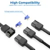 deleyCON 20cm 4-Pin PWM Lüfter Verteilerkabel mit Produktbild-Vorschau 3