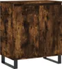 vidaXL Příborník Kouřový dub 60x35x70 cm Dřevěná konstrukce Náhled obrázku produktu 2