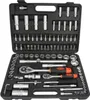 A black plastic case containing a 94-piece socket wrench set. Anteprima dell’immagine prodotto
