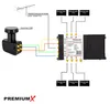 Sistema satellitare PremiumX: antenna da 80 cm, multiswitch Anteprima dell’immagine prodotto 2