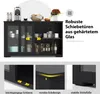COSTWAY Kredens z drzwiami przesuwnymi, szafka kuchenna Podgląd zdjęcia produktu 5