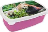 KitchenYeah® Lunchbox Brotzeit Brotdose 17x11 cm Roter Produktbild-Vorschau 1