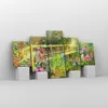 Bild auf Leinwand - Leinwandbild - Brücke Park Blume Produktbild-Vorschau 4