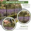 XMTECH Steckzaun Garten- & Teichzaun Komplettset aus Produktbild-Vorschau 4