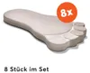 Trittsteine Fuß 8 hübsche Beton Trittplatten im Set Produktbild-Vorschau 6
