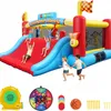 Hüpfburg Hindernisparcours 400x340cm - Kinder Springburg Produktbild-Vorschau 1