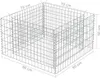 vidaXL Gabbione letto rialzato Acciaio zincato 90×90×50 cm Anteprima dell’immagine prodotto 8