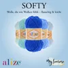 5 x ALIZE Softy 141 Royal Blue mit Label Produktbild-Vorschau 7